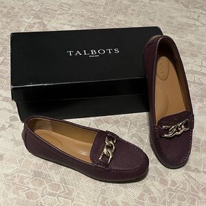 Burgundy Leather Loafers